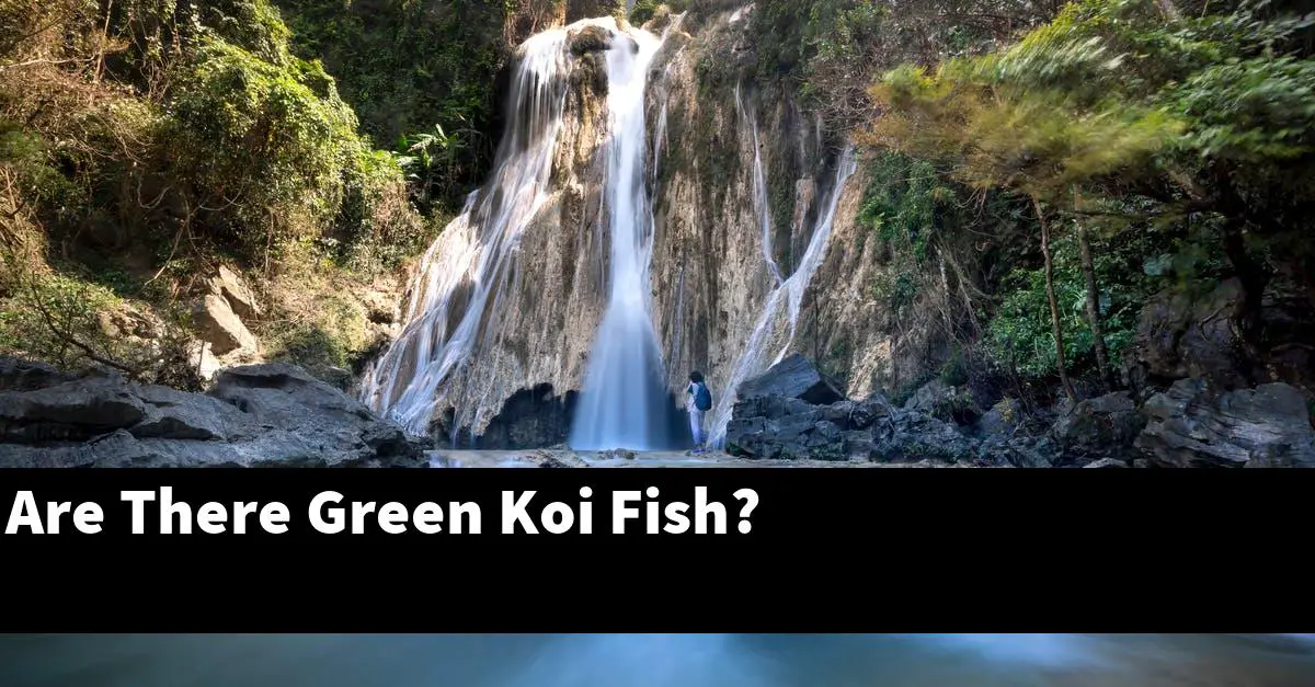 Are There Green Koi Fish?