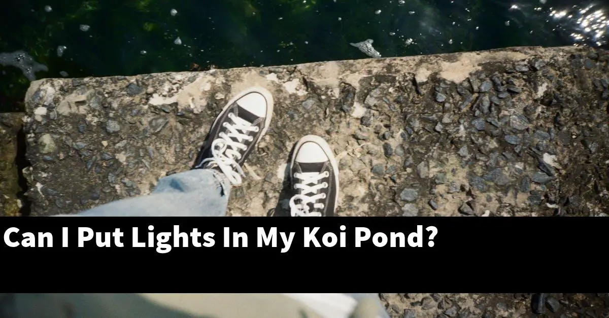 Can I Put Lights In My Koi Pond?