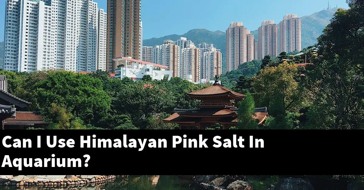 Can I Use Himalayan Pink Salt In Aquarium?