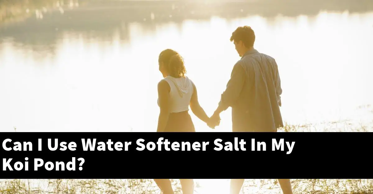 Can I Use Water Softener Salt In My Koi Pond?