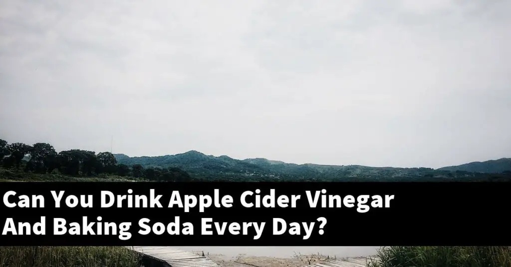 Can You Drink Apple Cider Vinegar And Baking Soda Every Day? [2024