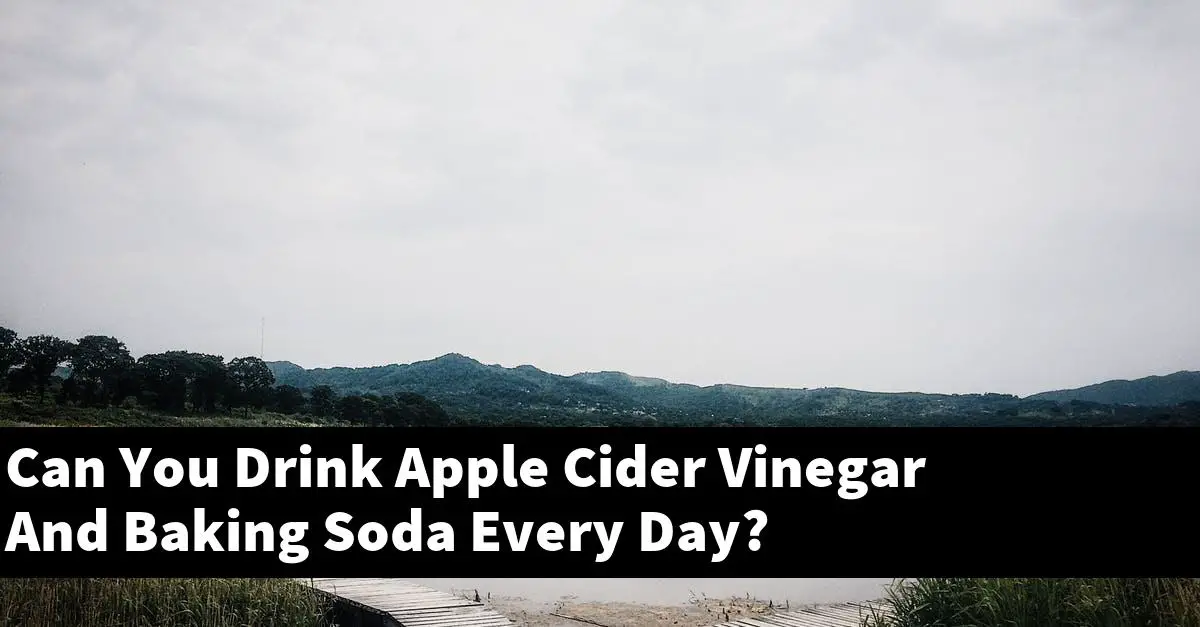 Can You Drink Apple Cider Vinegar And Baking Soda Every Day?