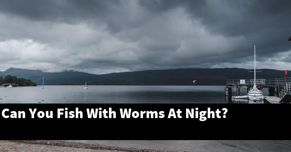 Can You Fish With Worms At Night?