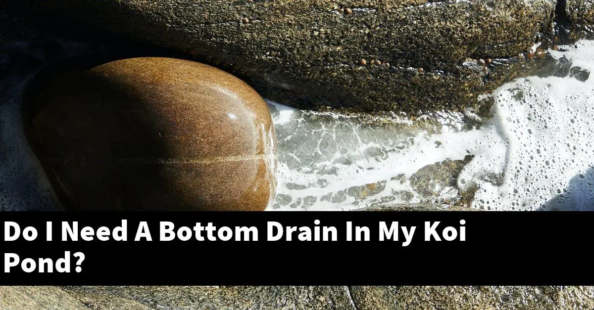 Do I Need A Bottom Drain In My Koi Pond?
