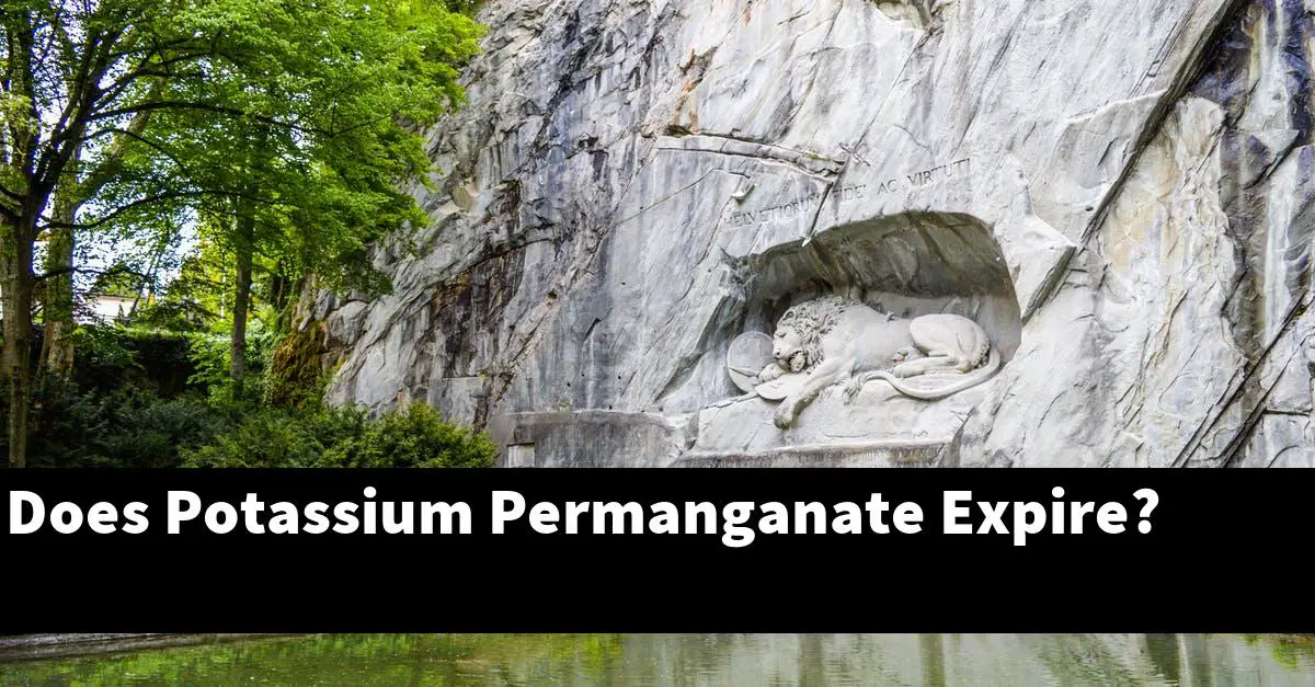 Does Potassium Permanganate Expire?