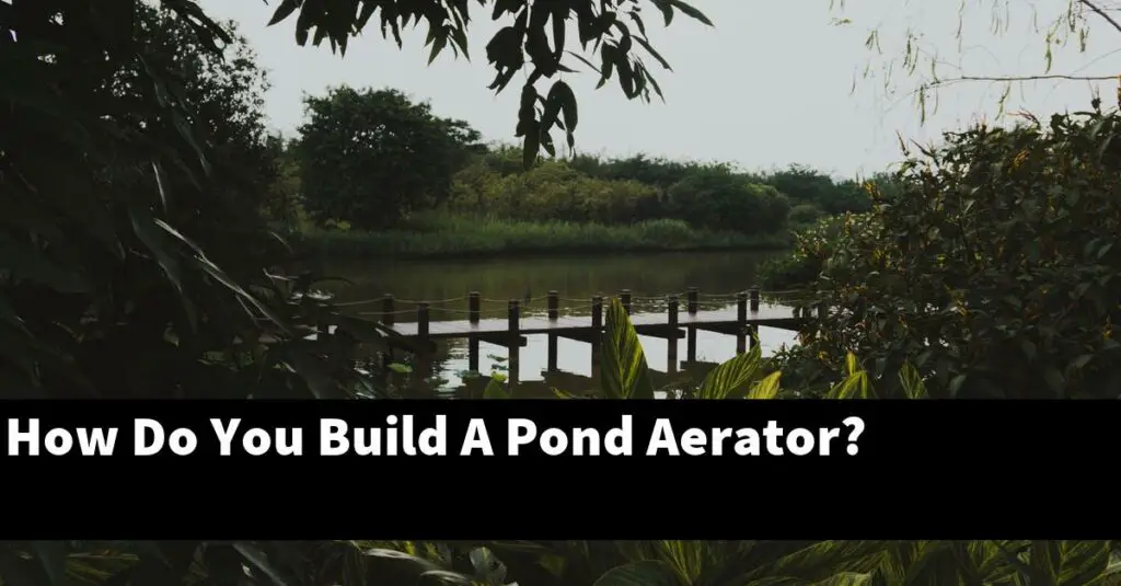 How Do You Build A Pond Aerator? [2024 Guide] Gold Koi Fish