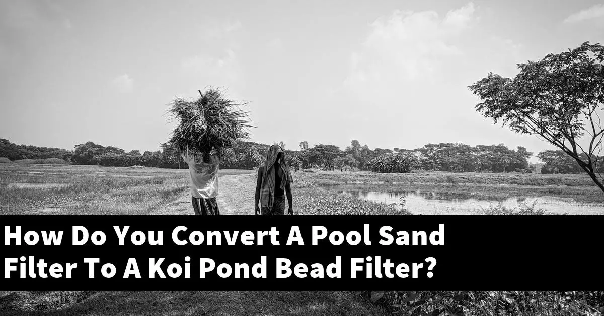 How Do You Convert A Pool Sand Filter To A Koi Pond Bead Filter?