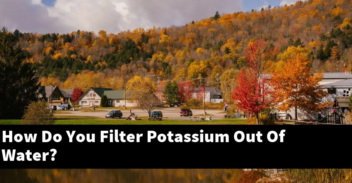 How Do You Filter Potassium Out Of Water?