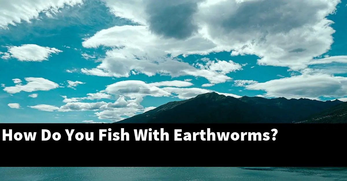 How Do You Fish With Earthworms?