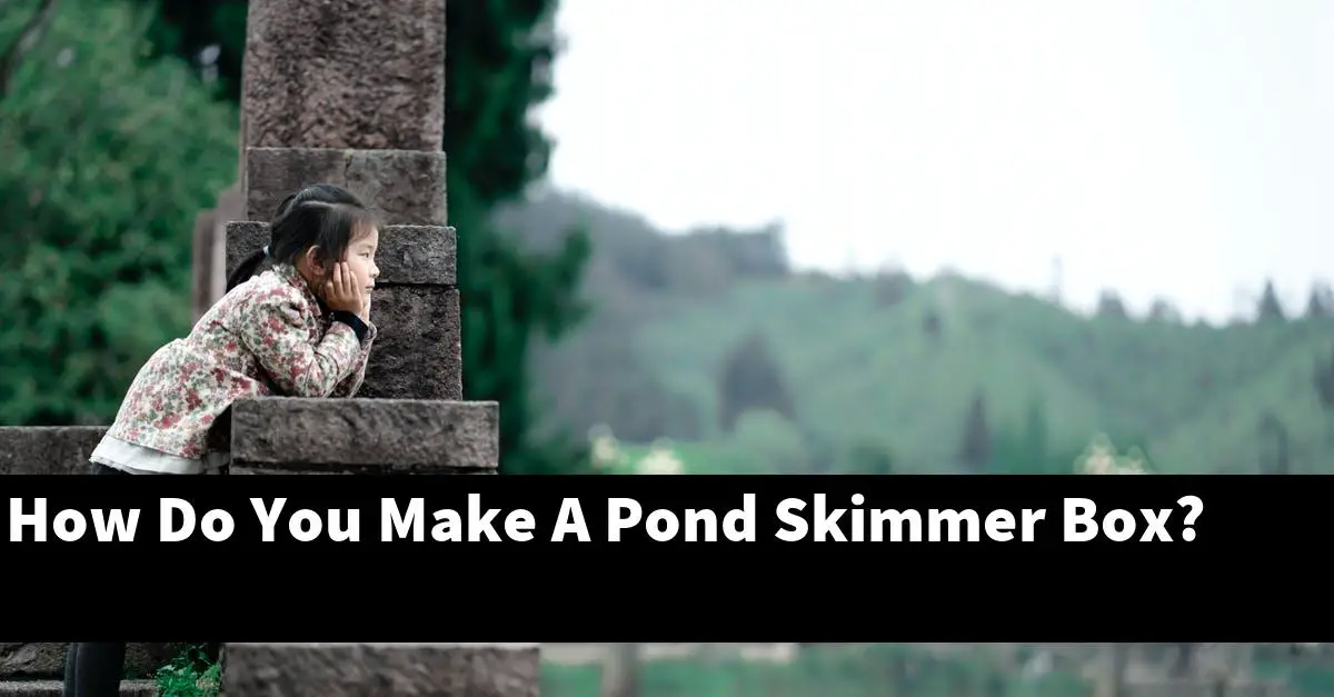 How Do You Make A Pond Skimmer Box?