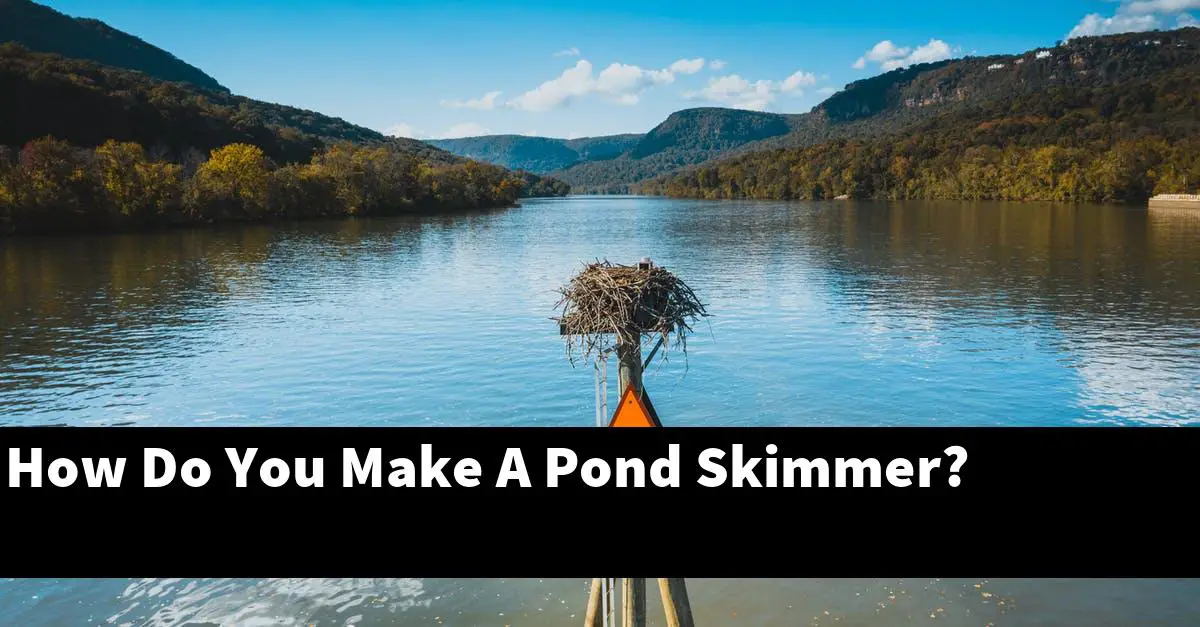 How Do You Make A Pond Skimmer?