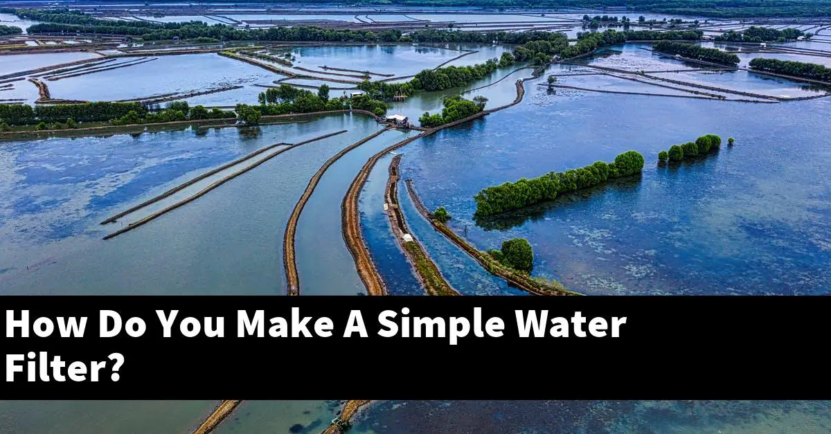 How Do You Make A Simple Water Filter?