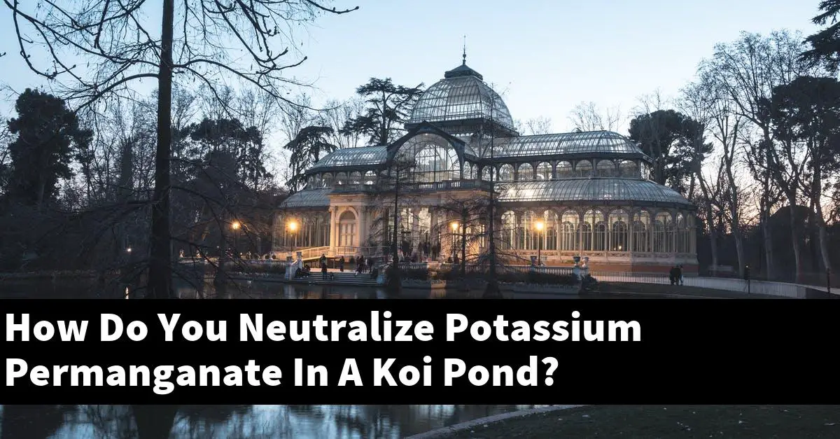 How Do You Neutralize Potassium Permanganate In A Koi Pond?