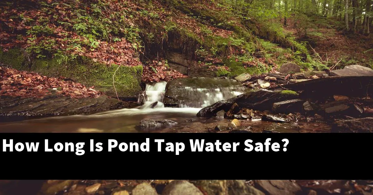 How Long Is Pond Tap Water Safe?