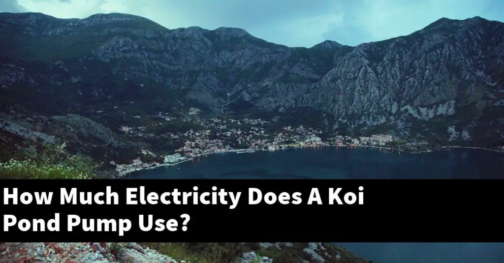 How Much Electricity Does A Koi Pond Pump Use? [2024 Guide] Gold Koi Fish