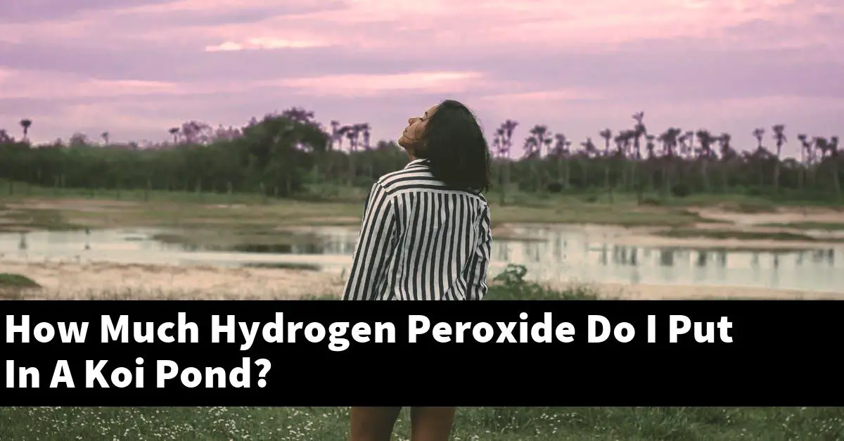 How Much Hydrogen Peroxide Do I Put In A Koi Pond?