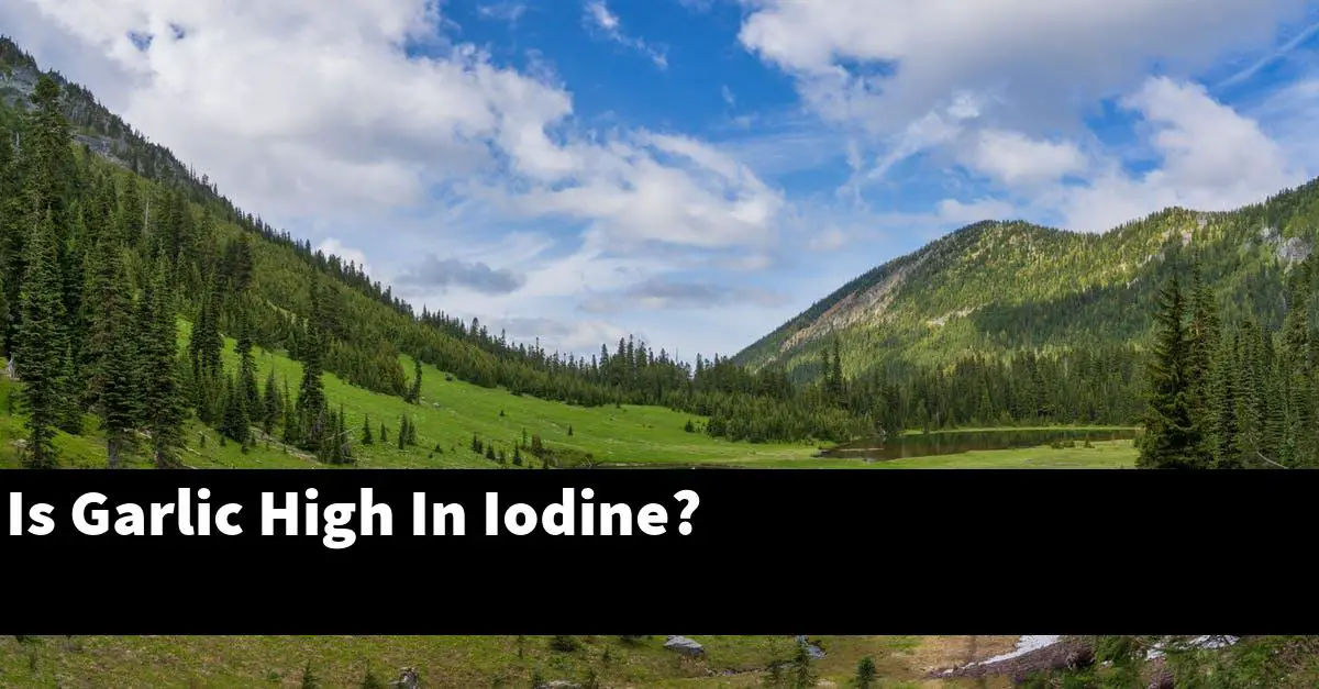 Is Garlic High In Iodine?
