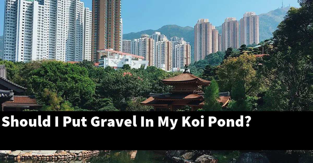 Should I Put Gravel In My Koi Pond?