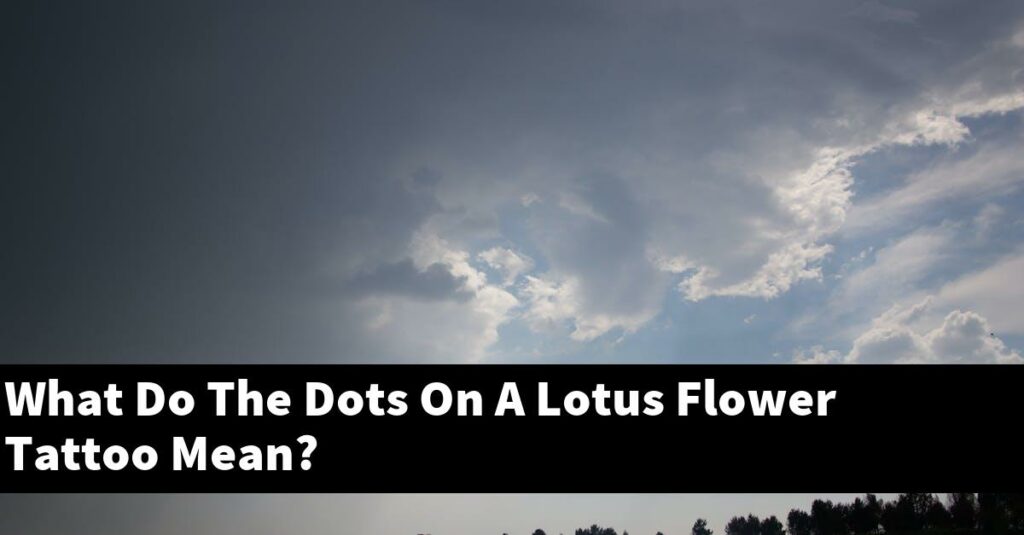 What Do The Dots On A Lotus Flower Tattoo Mean? [2024 Guide] Gold Koi