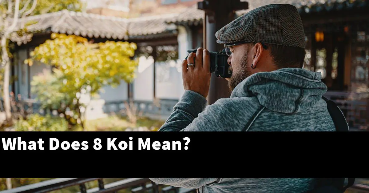 What Does 8 Koi Mean?