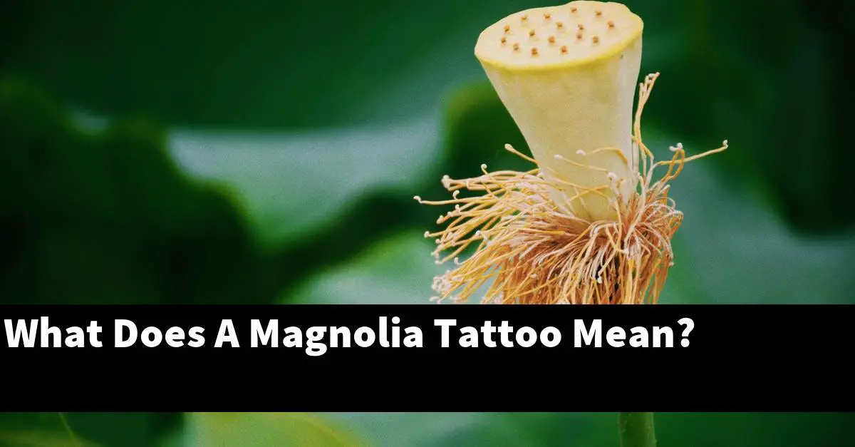 What Does A Magnolia Tattoo Mean?