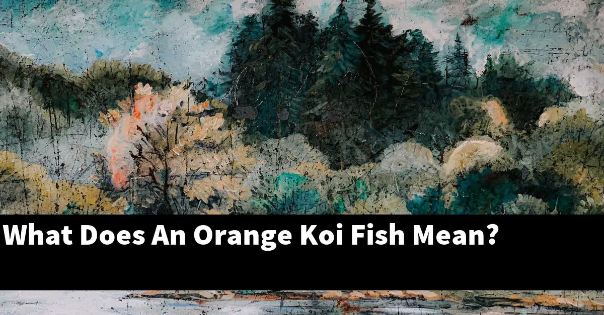 What Does An Orange Koi Fish Mean?
