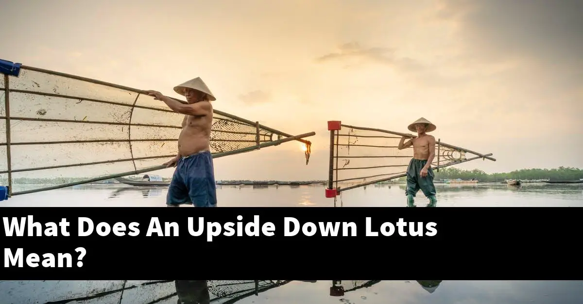 What Does An Upside Down Lotus Mean?