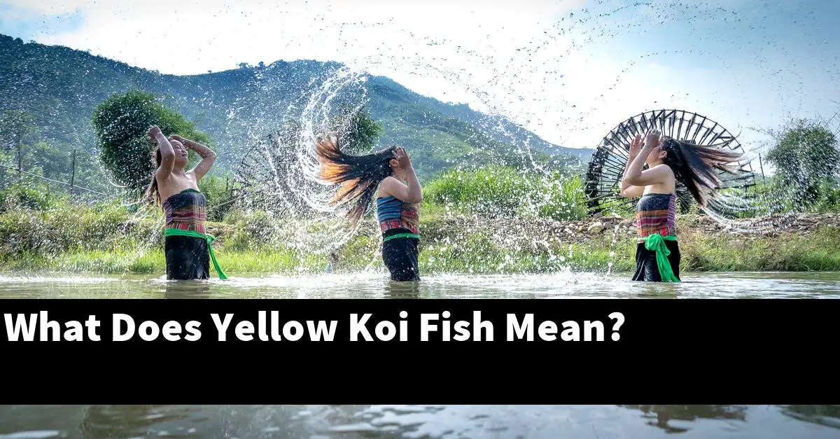What Does Yellow Koi Fish Mean?