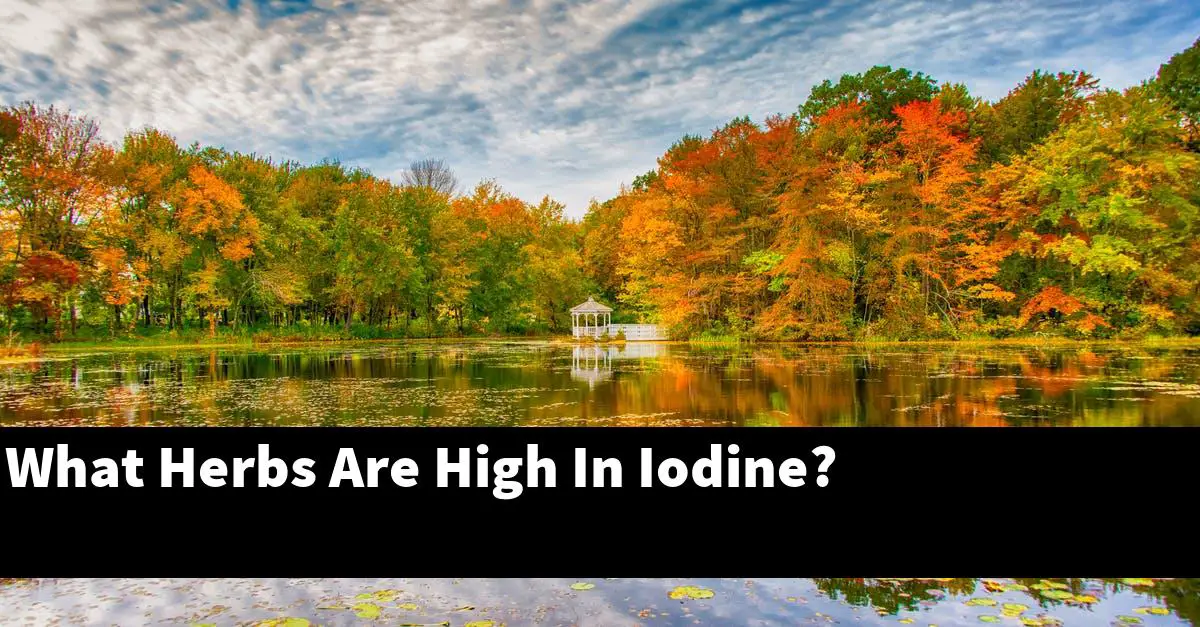 What Herbs Are High In Iodine?