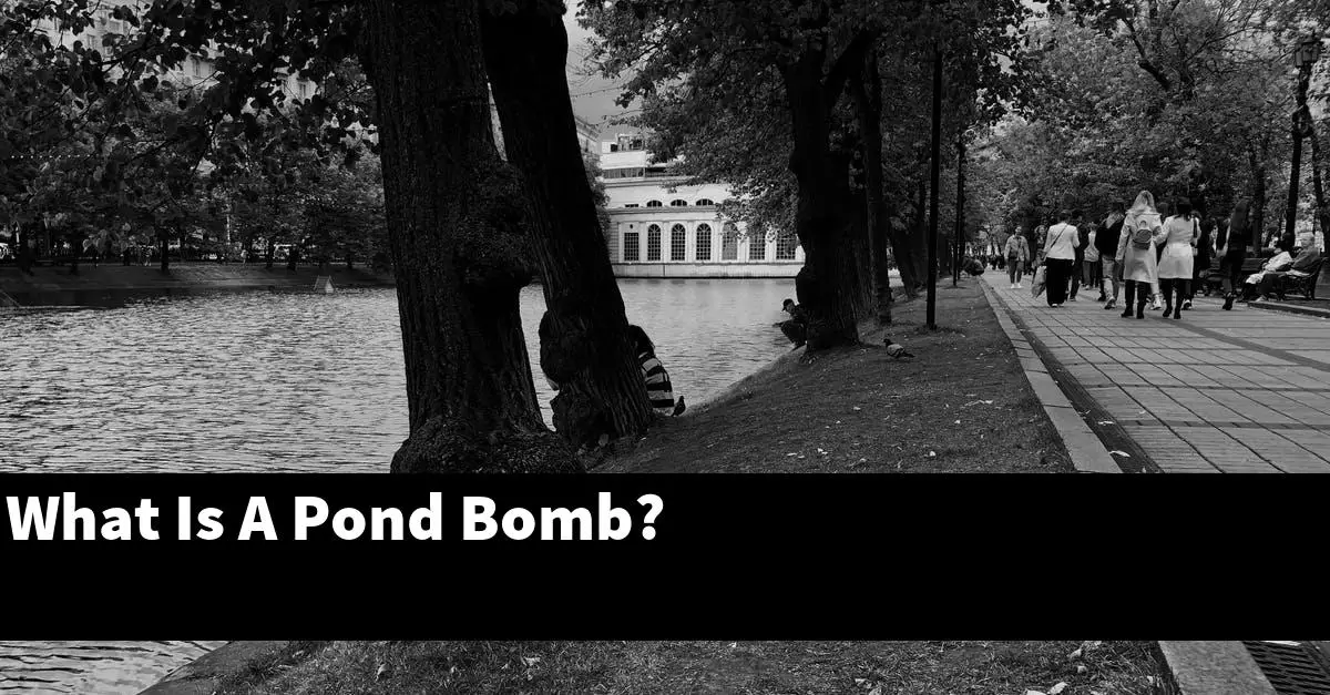 What Is A Pond Bomb?