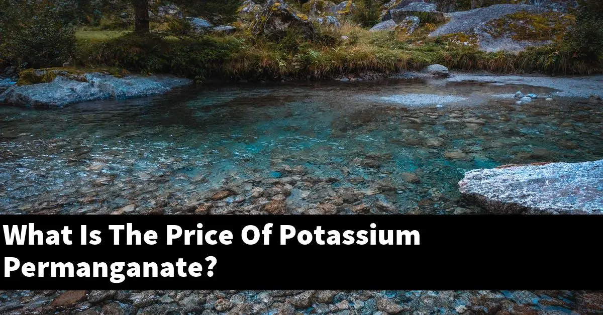 What Is The Price Of Potassium Permanganate?
