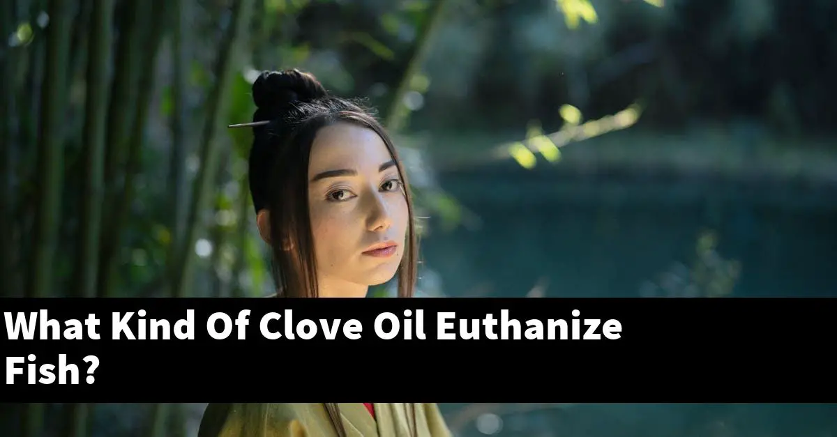 What Kind Of Clove Oil Euthanize Fish?