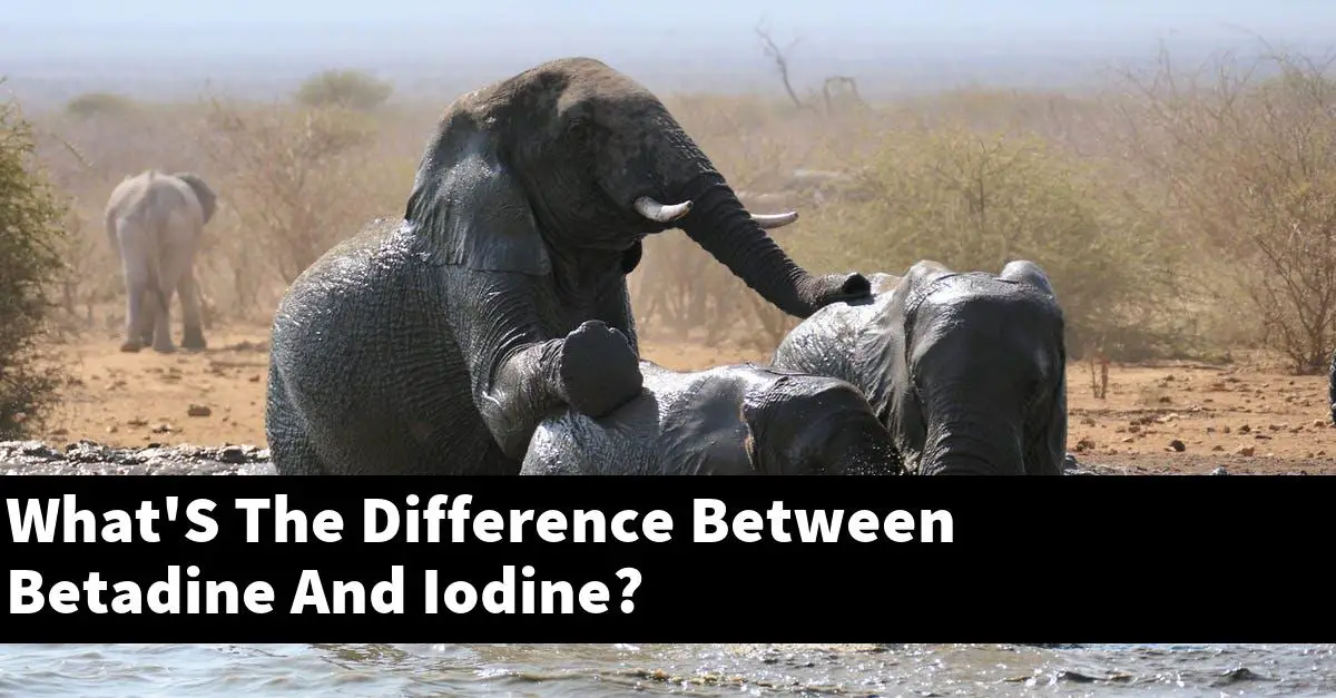 What'S The Difference Between Betadine And Iodine?