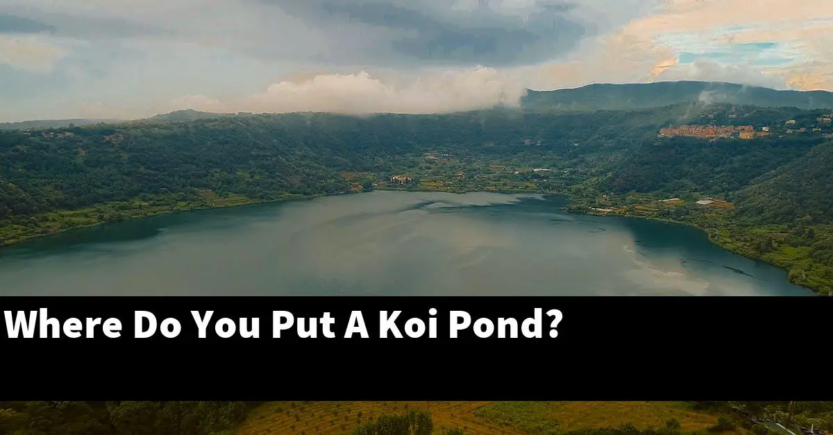 Where Do You Put A Koi Pond?